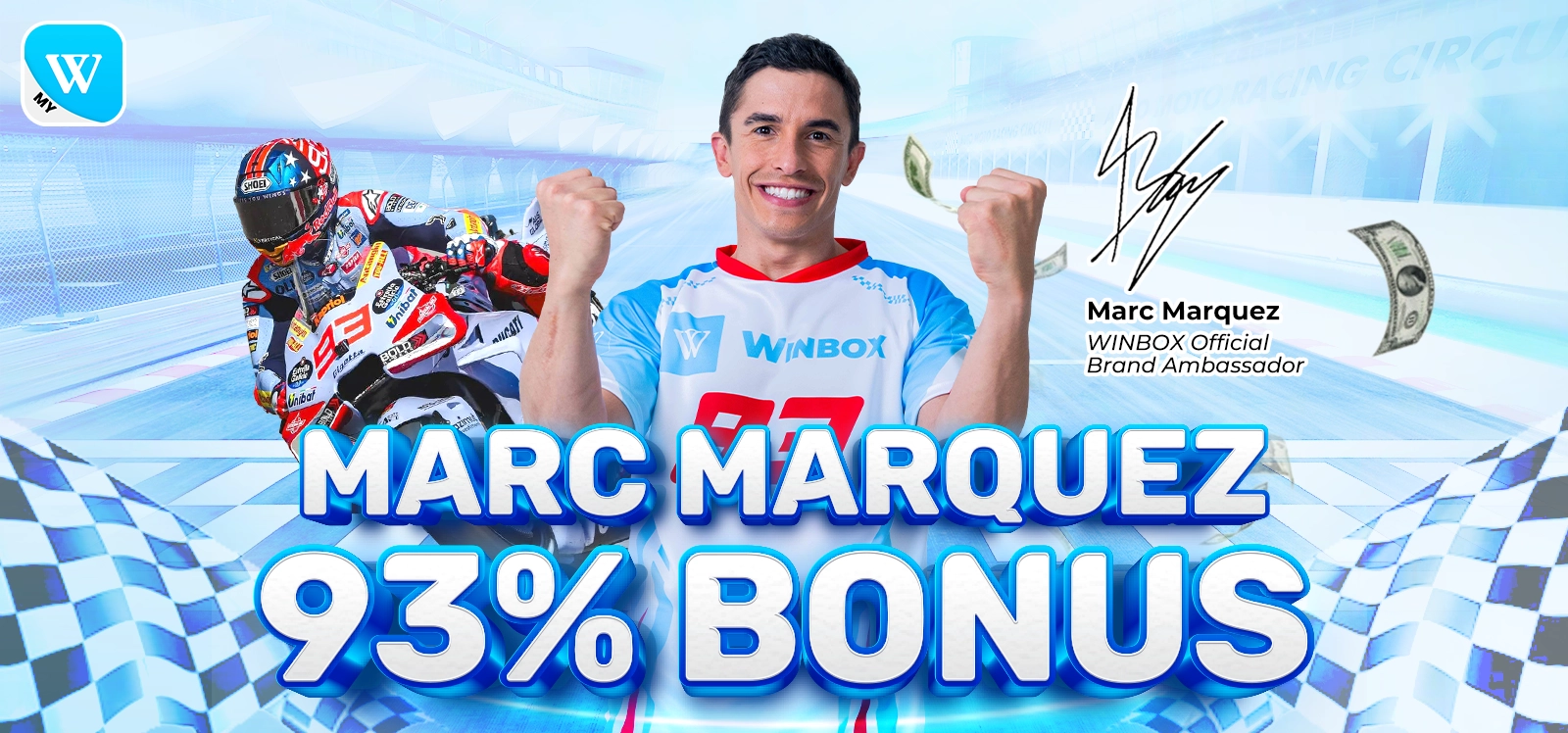 93% Marc Marquex Bonus